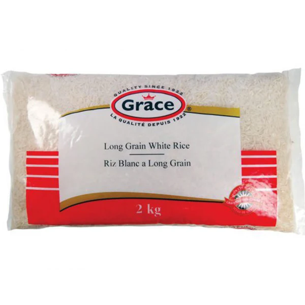 Grace - Long Grain White Rice 2KG