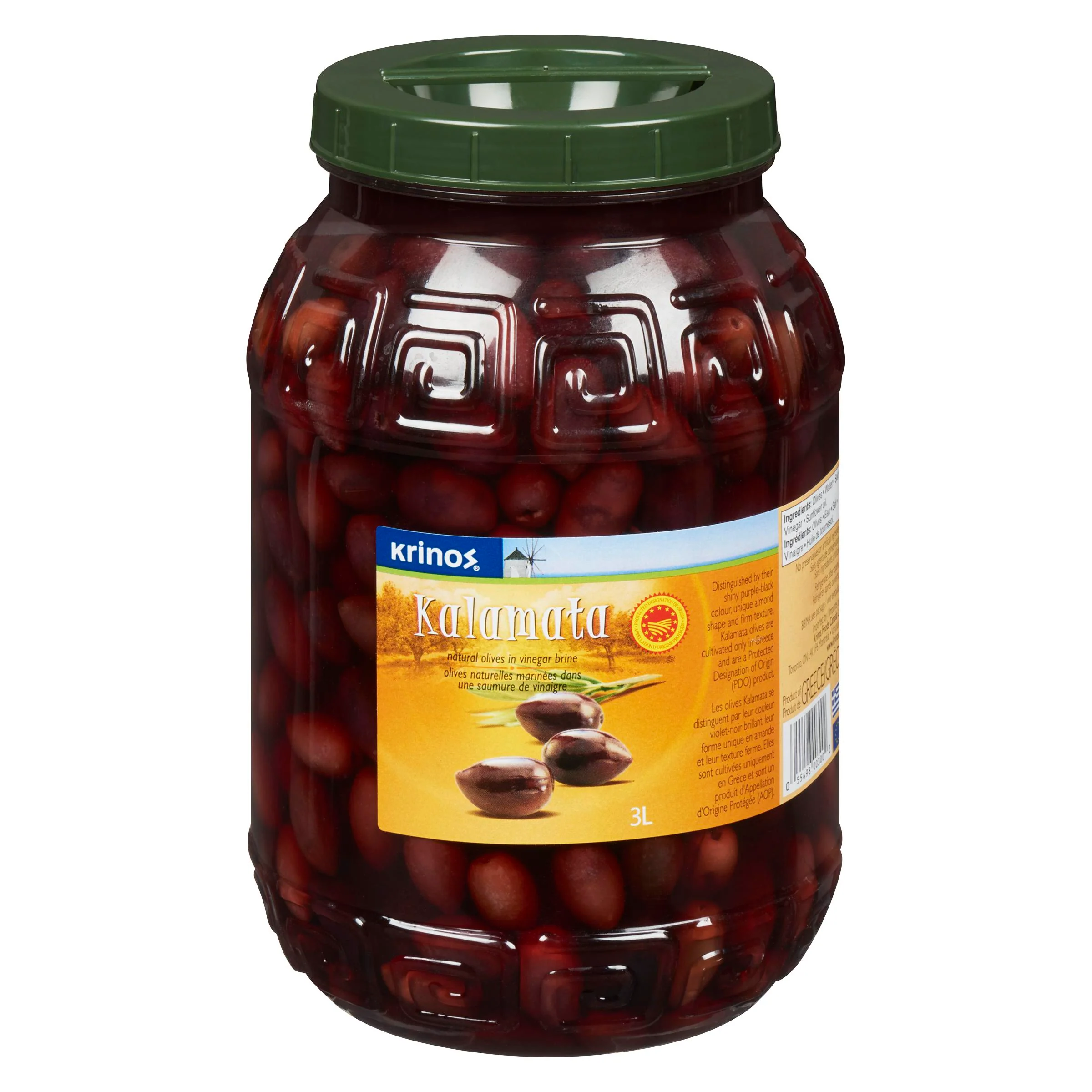 Krinos - Kalamata Olives Large 3LT