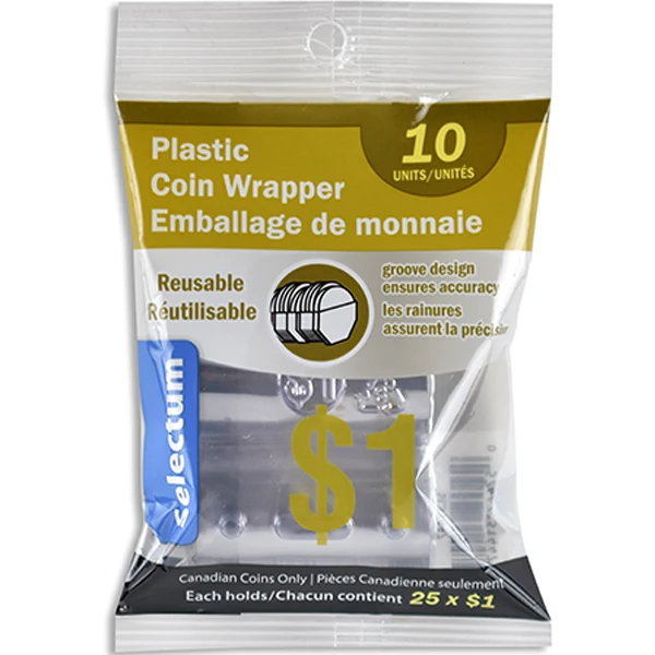 Link - Plastic Coin Wrapper Loonies EA