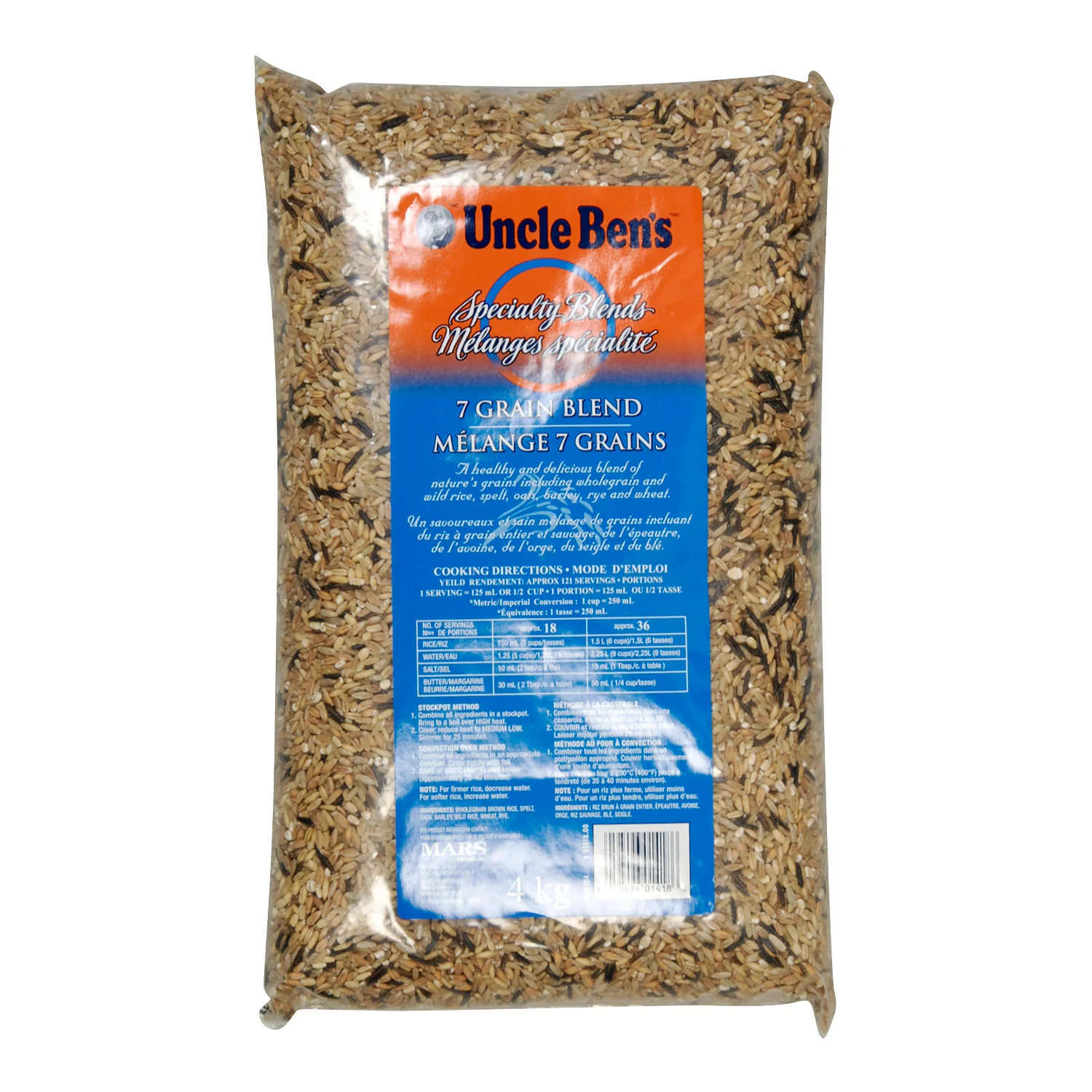 Uncle Bens - Rice 7 Grain Blend 4KG