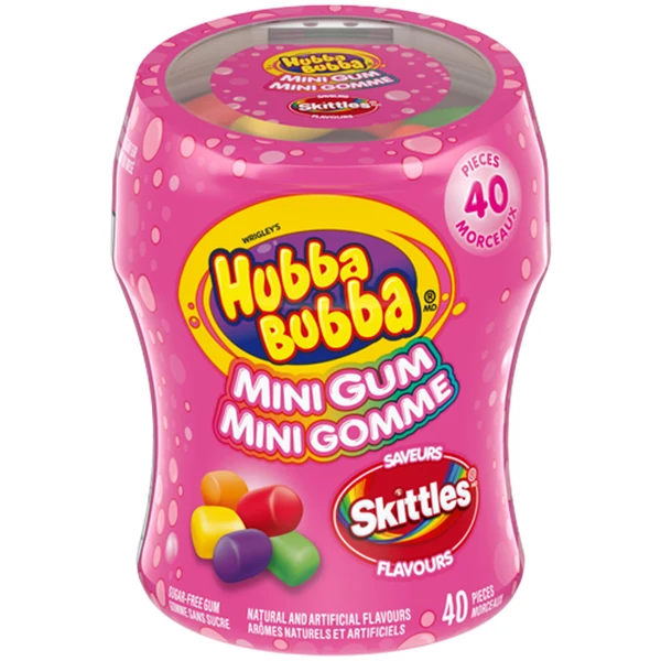 Hubba Bubba - Sugar Free Gum Bottle 6x40 EA