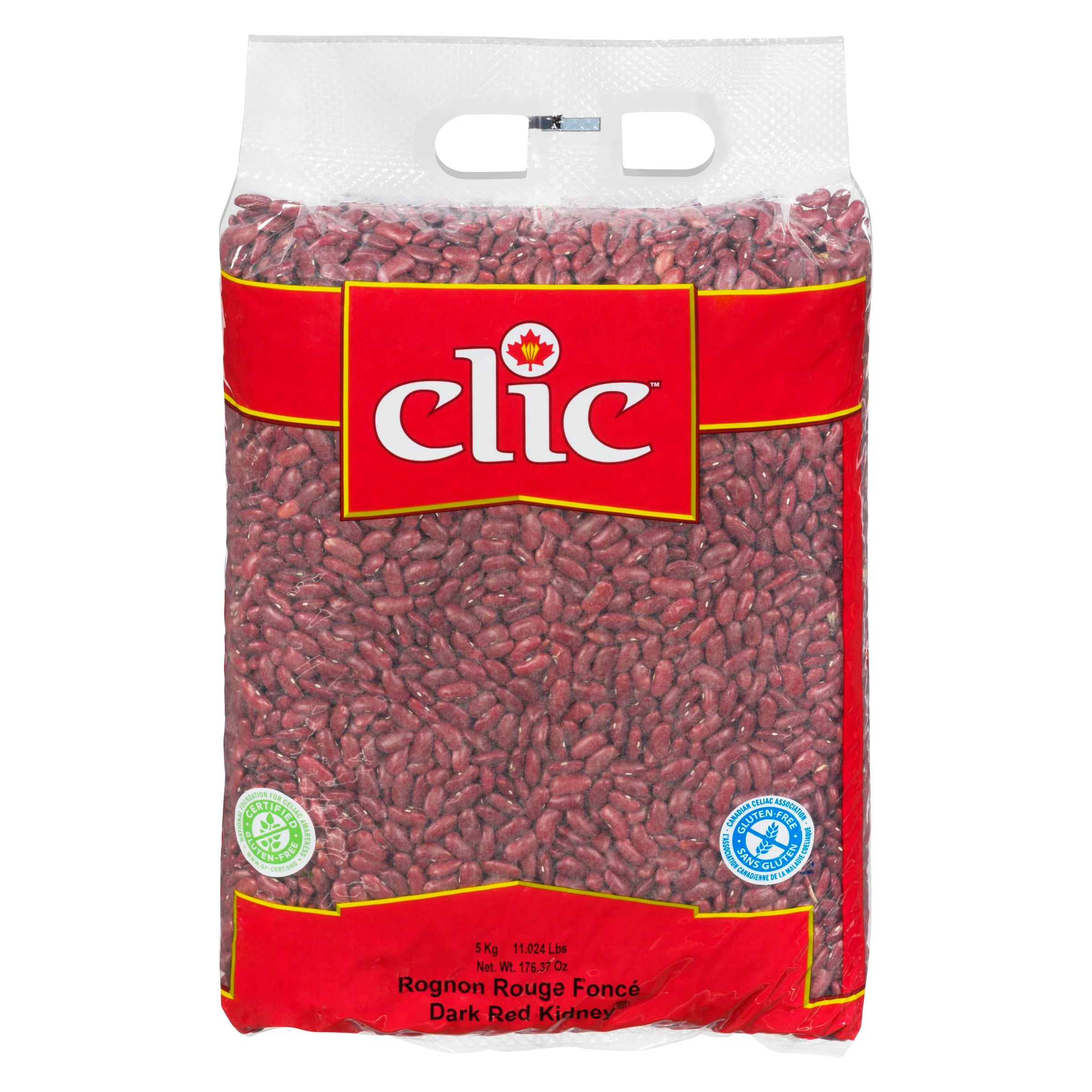Clic - Dark Red Kidney Beans 5KG