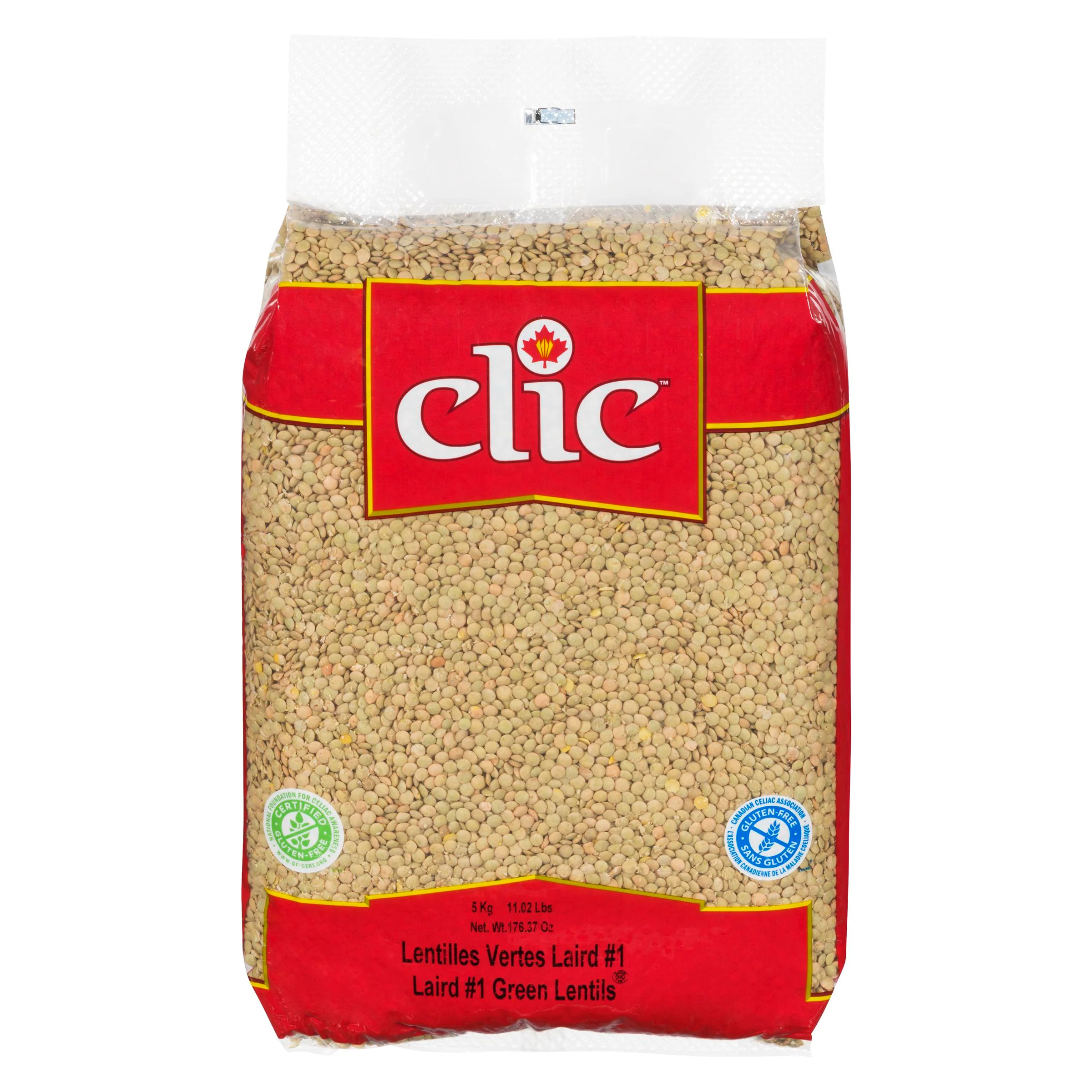 Clic - Laird#1 Green Lentils 5KG