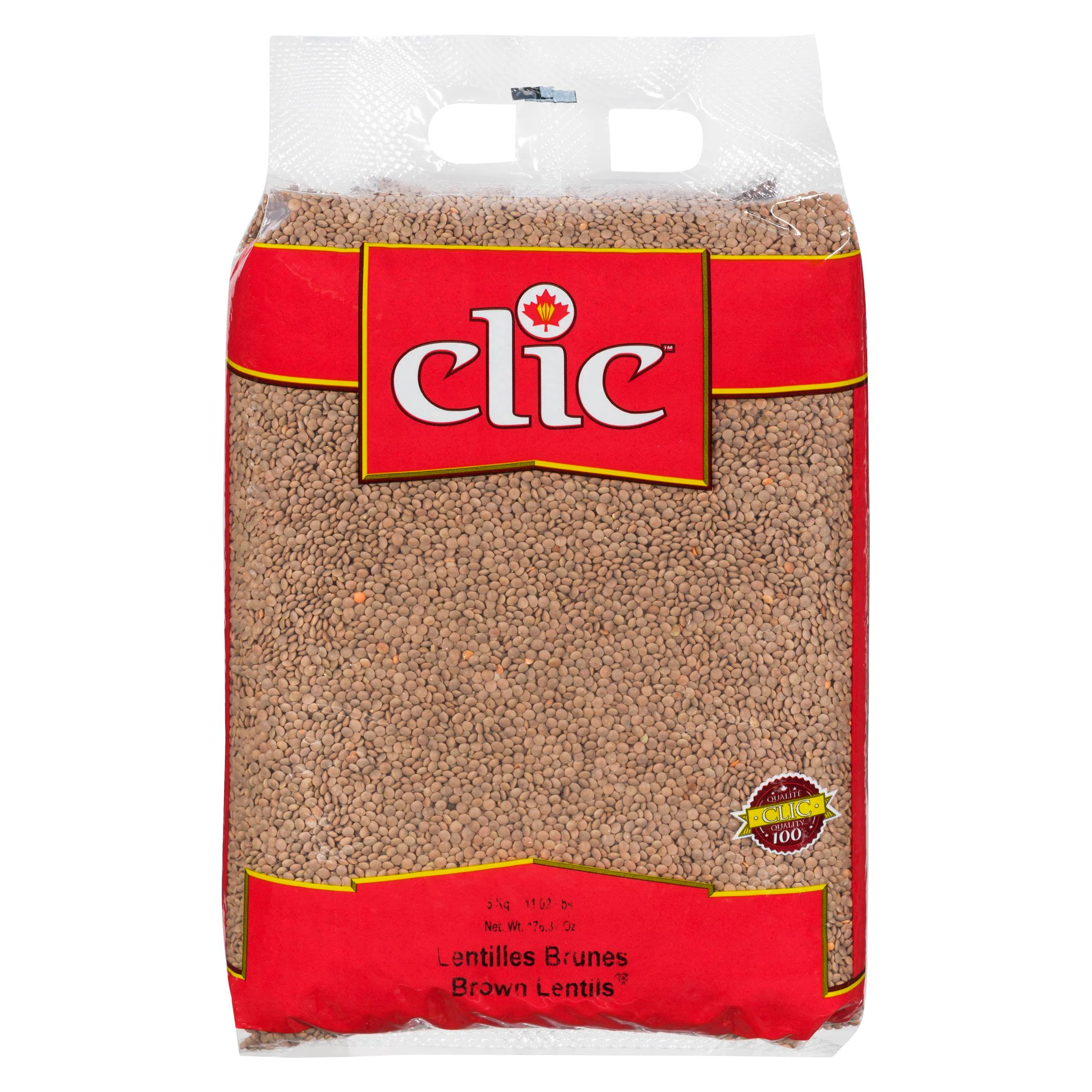 Clic - Brown Lentils 5KG