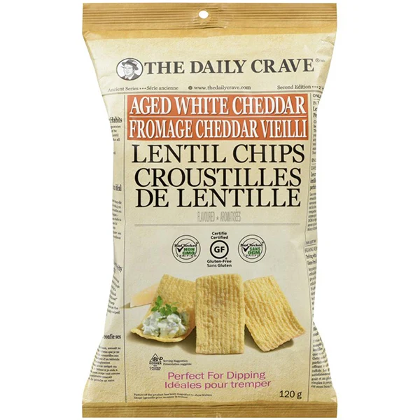 The Daily Crave - Spicy Sriracha Lentil Chips 120GR