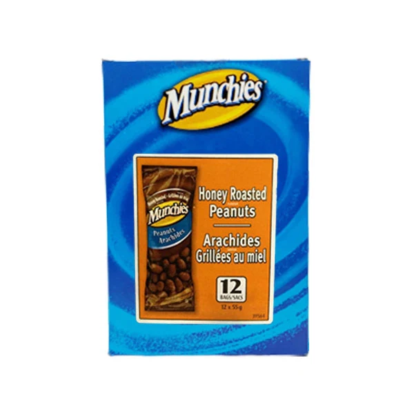 Munchies - Honey Roasted Peanuts 12x55GR