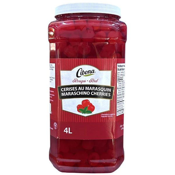 Cibona - Red Maraschino Cherries 4LT