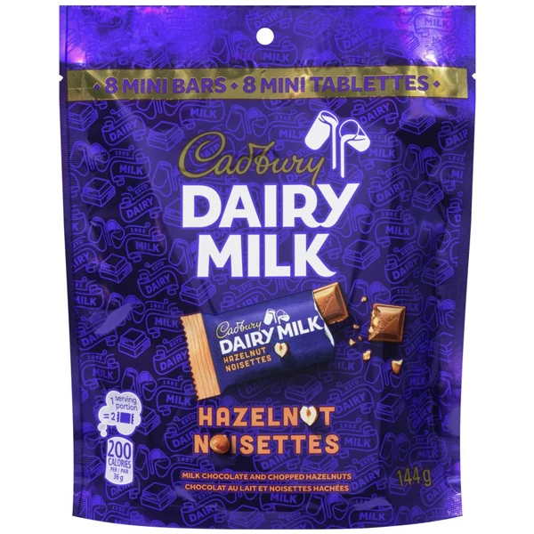 Cadbury - Hazelnut Mini Bars 144GR