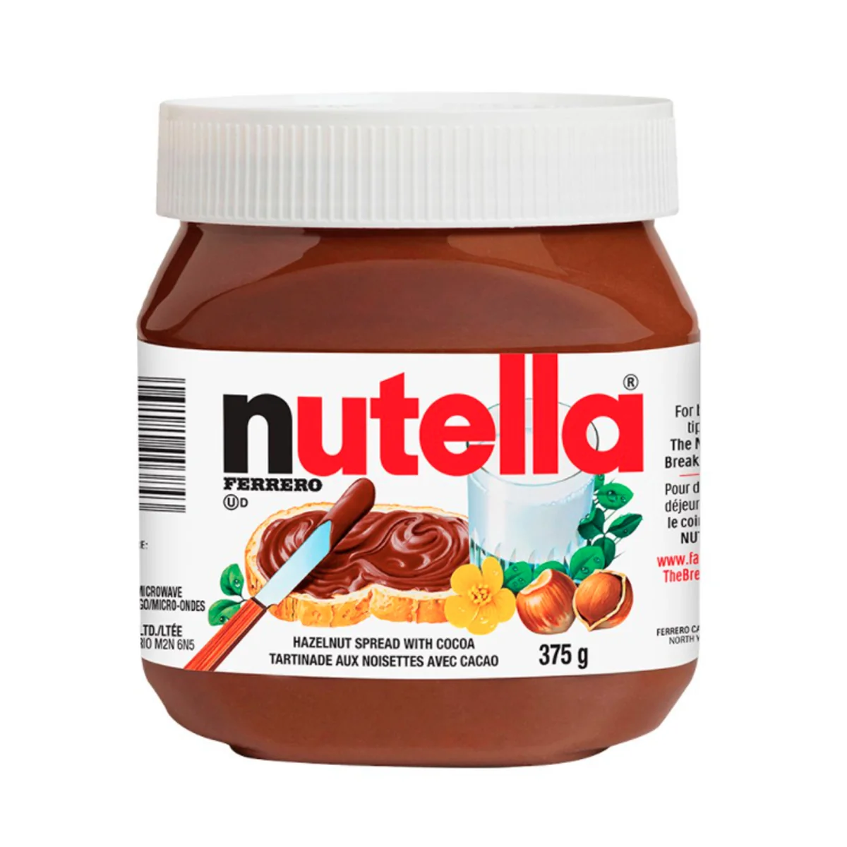 Ferrero - Nutella Hazelnut Spread 375GR