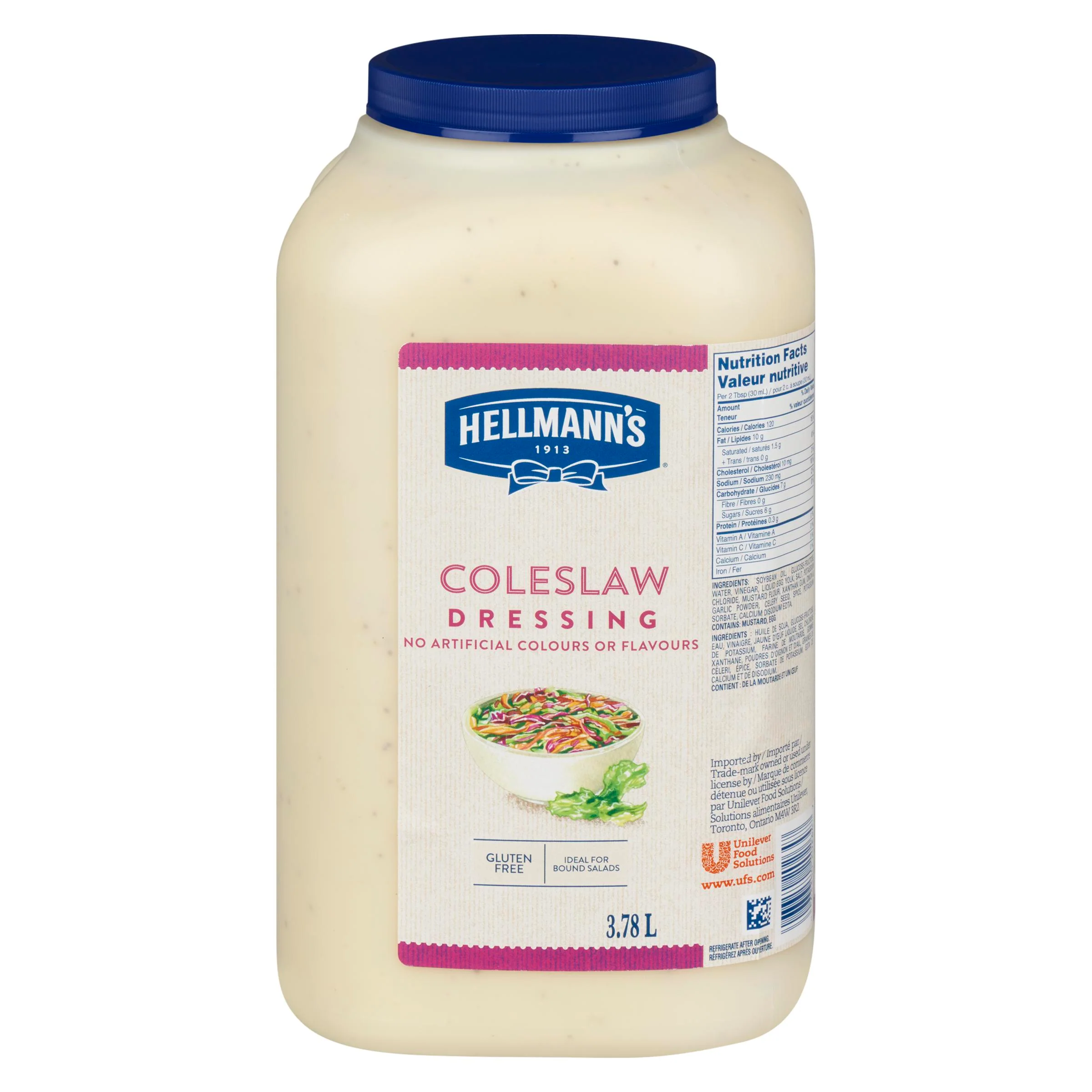 Hellmanns - Coleslaw Dressing 3.78LT