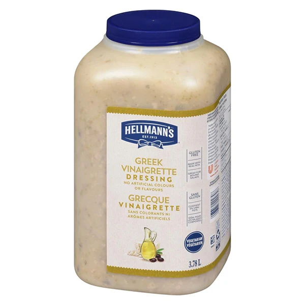 Hellmanns - Greek Vinagrette Dressing 3.78LT