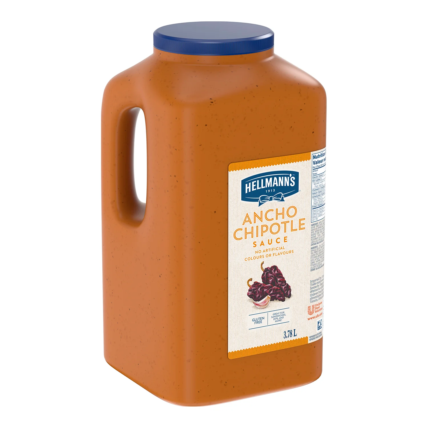 Hellmanns - Ancho Chipotle Real Sauce 3.78LT