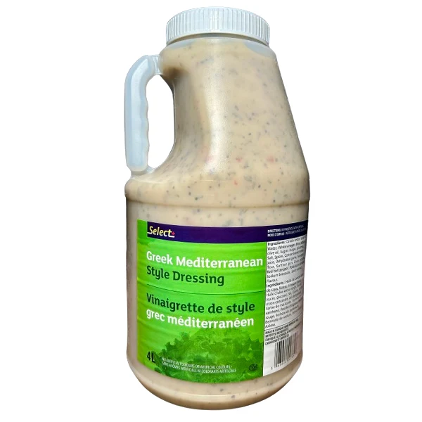 Select - Greek Mediterranean Dressing 4LT