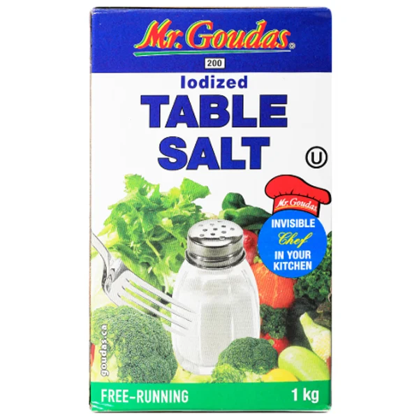 Mr Goudas - Table Salt Box 1KG