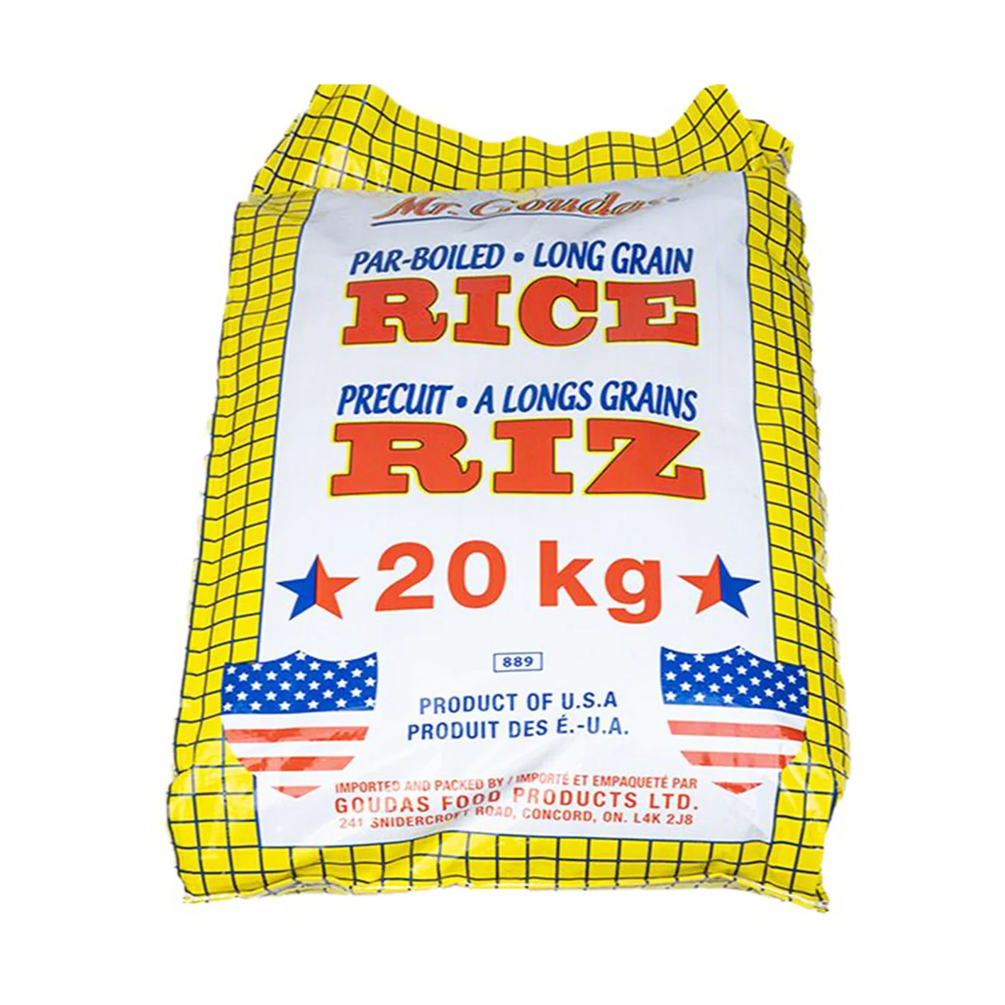 Mr Goudas - Mg Parboil Rice 20KG