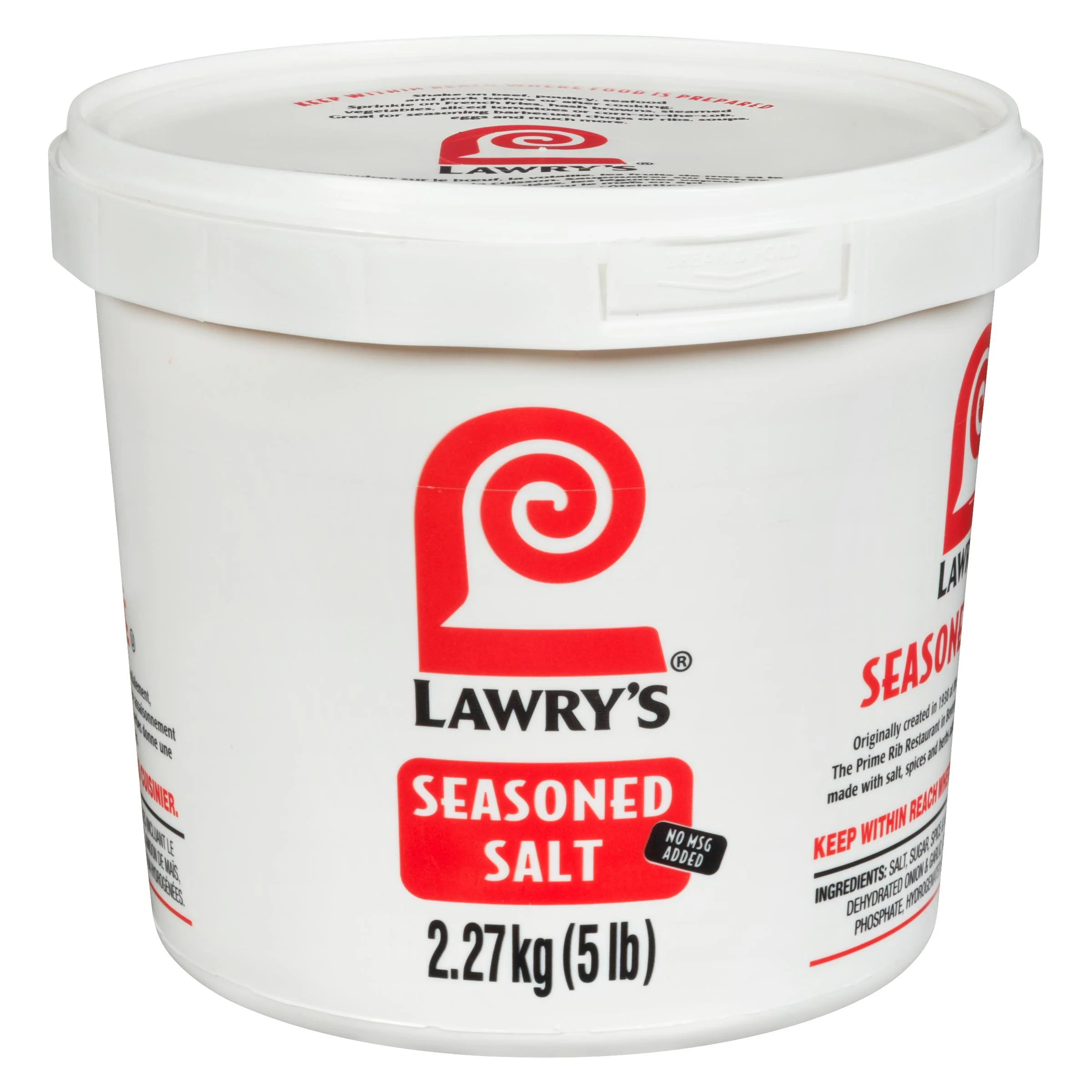 Lawrys - Seasoned Salt 2.27KG