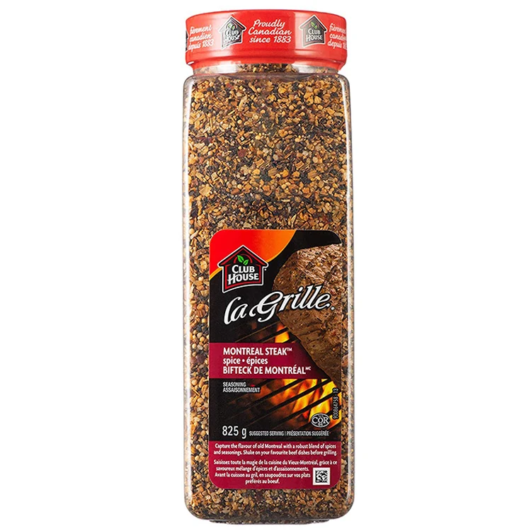 Club House - La Grille Montreal Steak Spice 825GR