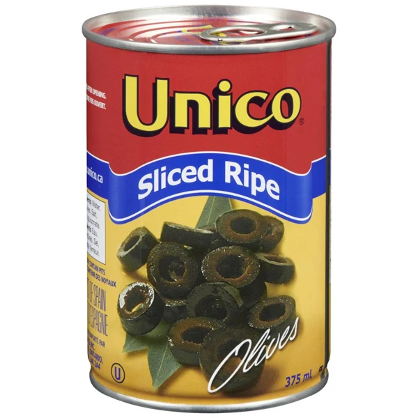 Unico - Sliced Black Olives 375ML