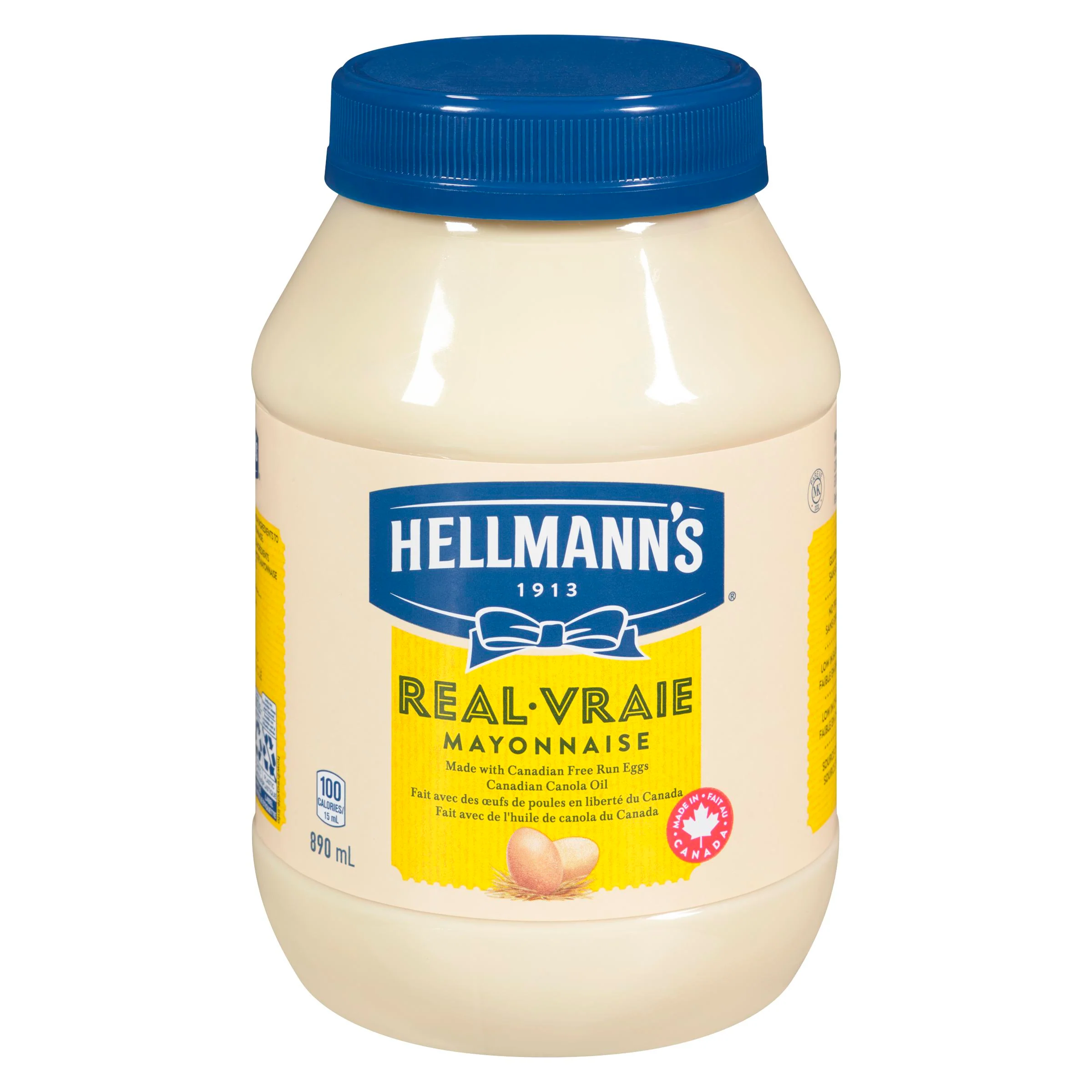 Hellmanns - Mayonnaise Regular Plastic 890ML