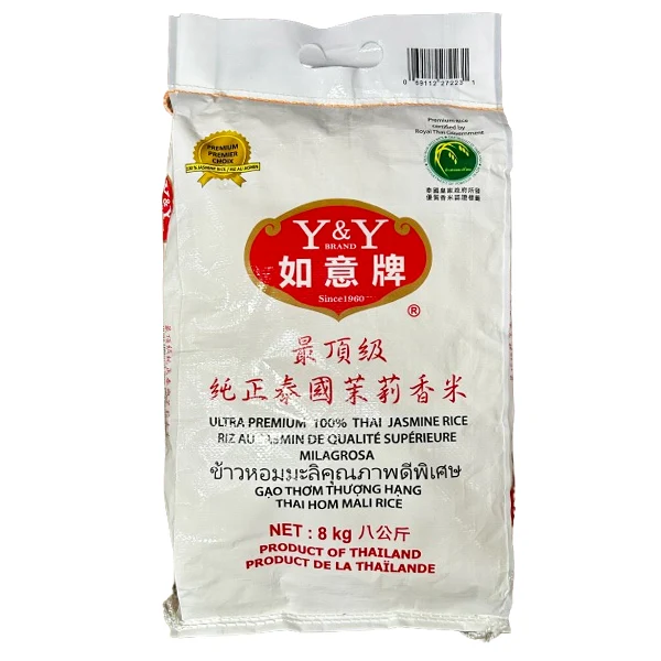 Y&Y - Jasmine Scented Rice 8KG