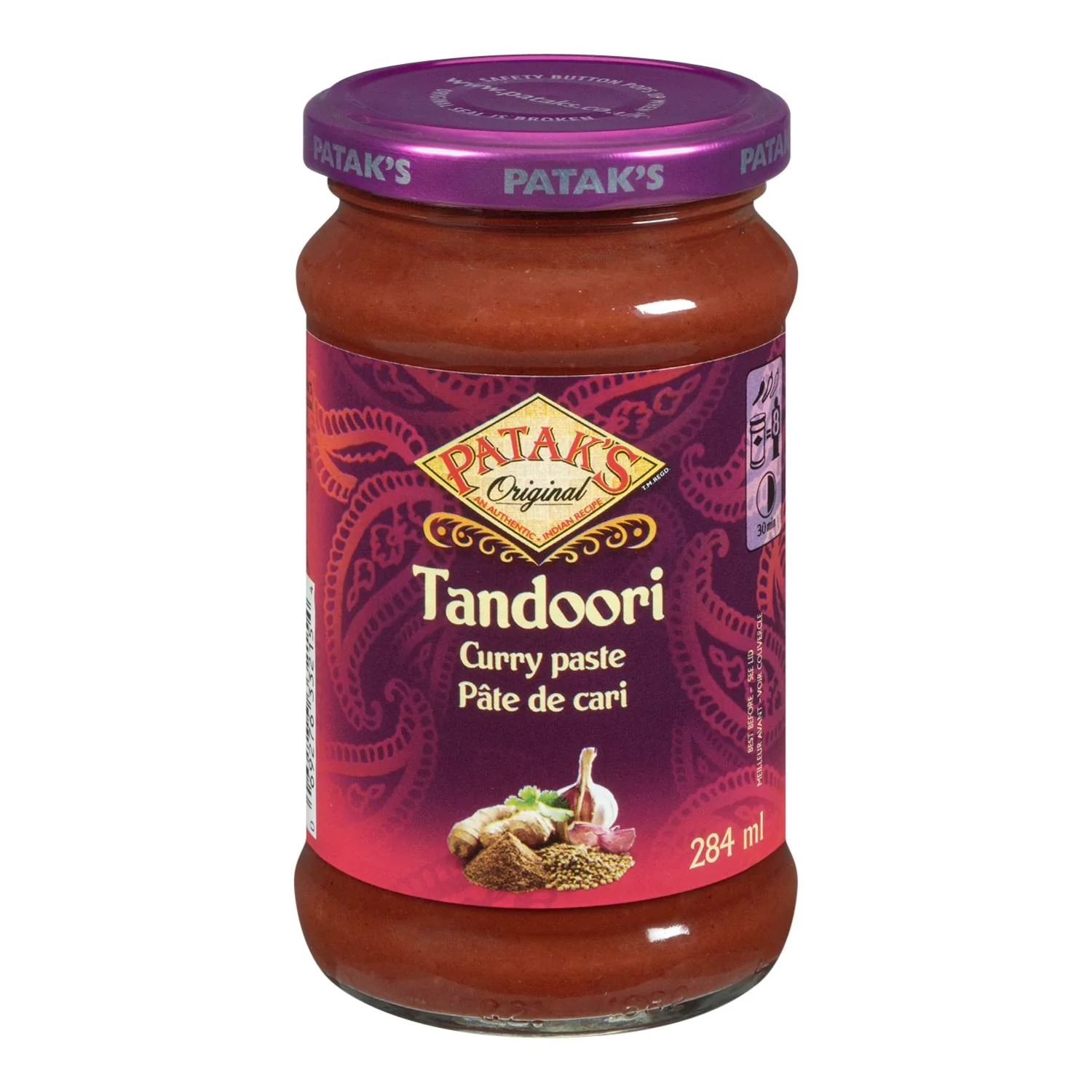 Pataks - Tandoori Paste Gb 284ML