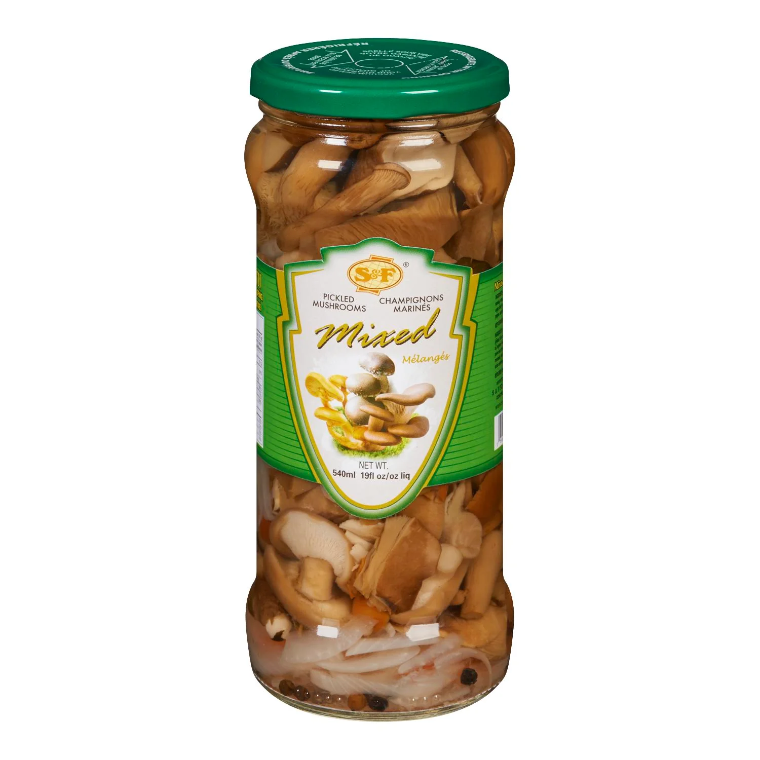 Sf - Mushrooms Pickled Mixed 540ML