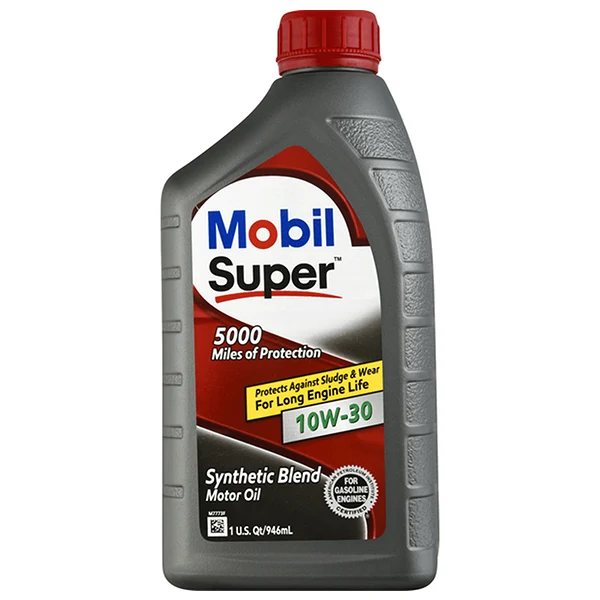 Mobil Super - 10W-30 Synthetic Blend Motor Oil 946ML