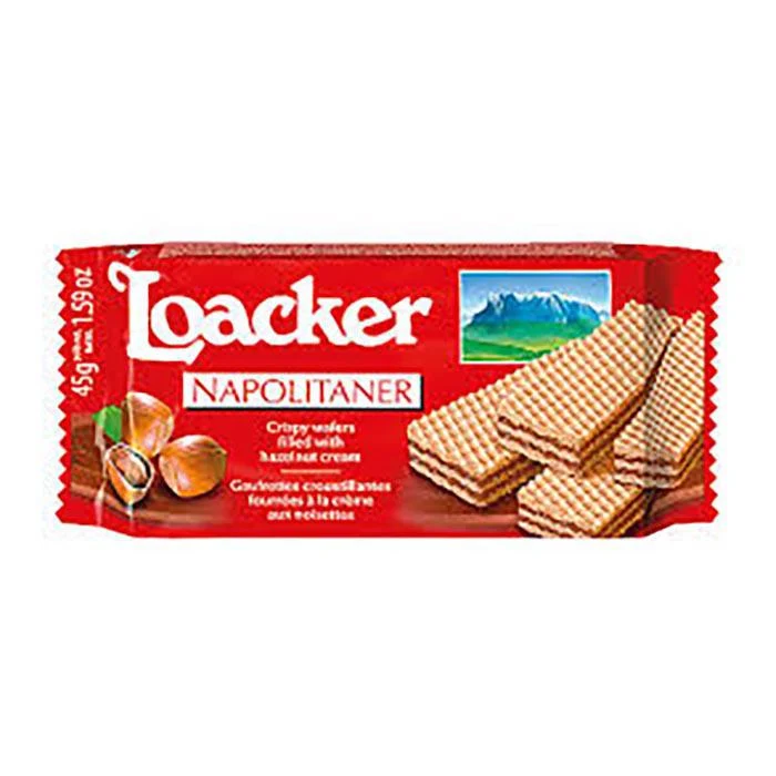 Loacker - Wafer Hazelnut 12x45GR