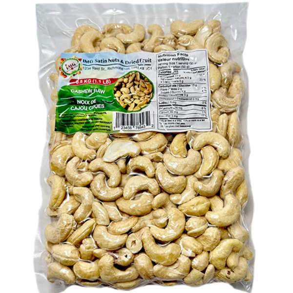Img Satin - Cashews Raw 6x1.1 Lbs
