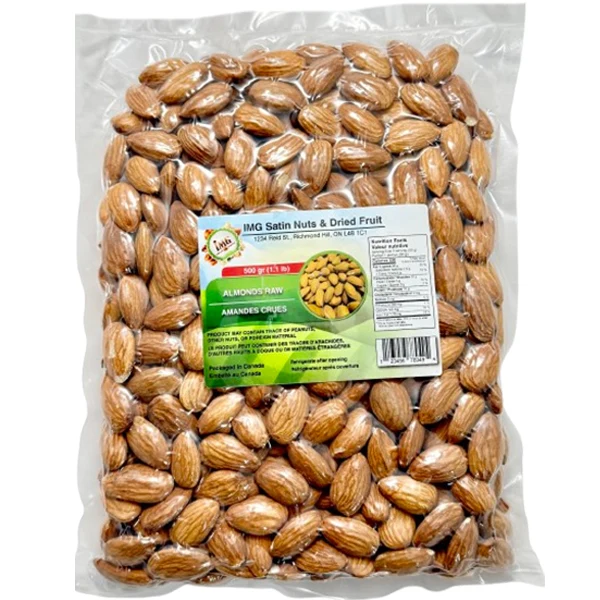 Img Satin - Almonds Raw 1.1lbs