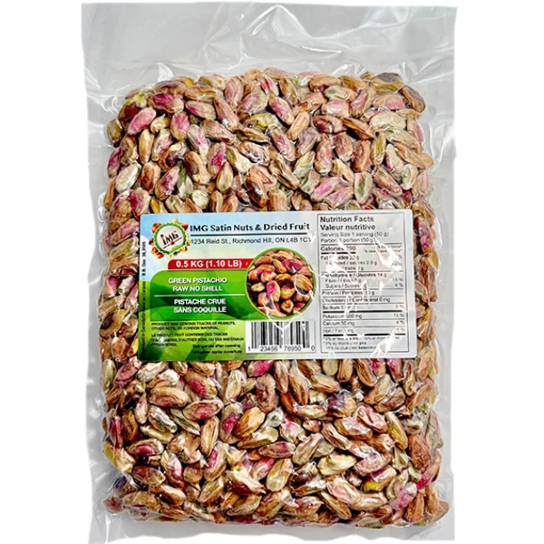 Img Satin - Pistachio Green Raw NO Shell 0.5KG