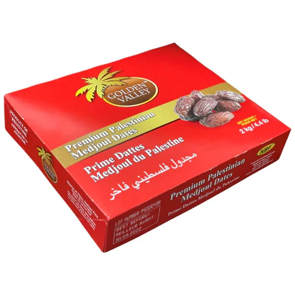 Golden Valley - Dates Premium Palestinian Medjoul 2 KG