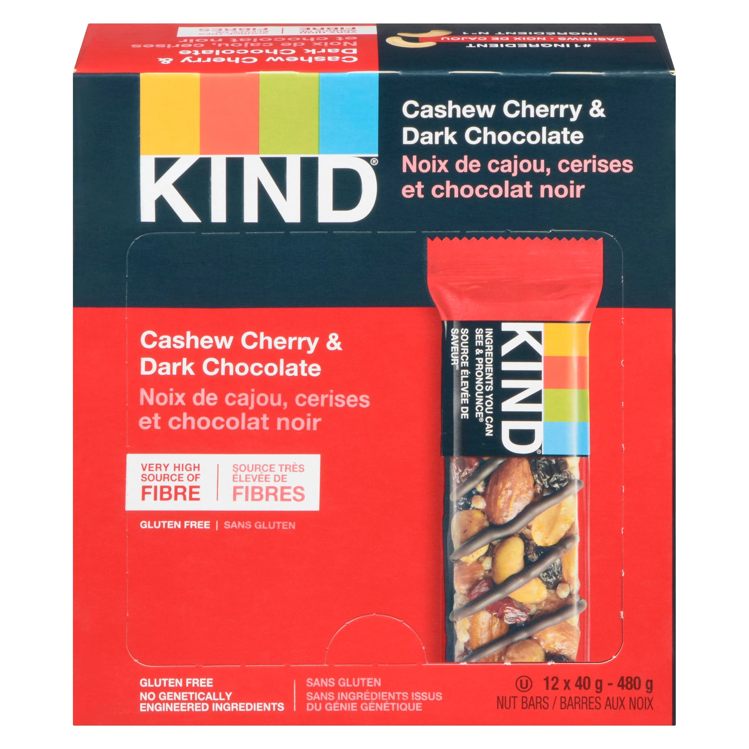 Kind Bar - Cherry Cashew & Dark Choco 12x40 GR
