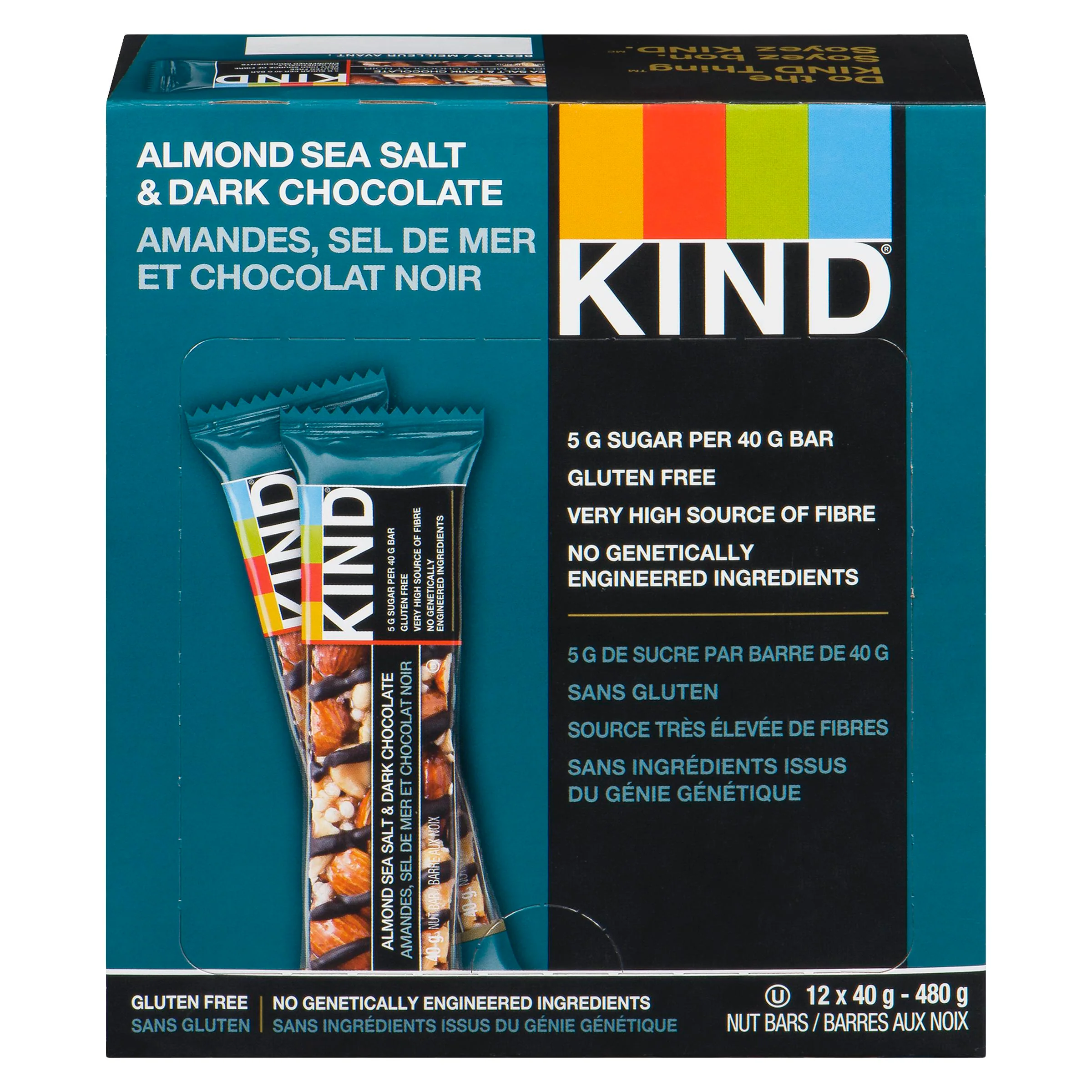 Kind Bar - Nuts Sea Salt & Dark Chocolate 12x40 GR