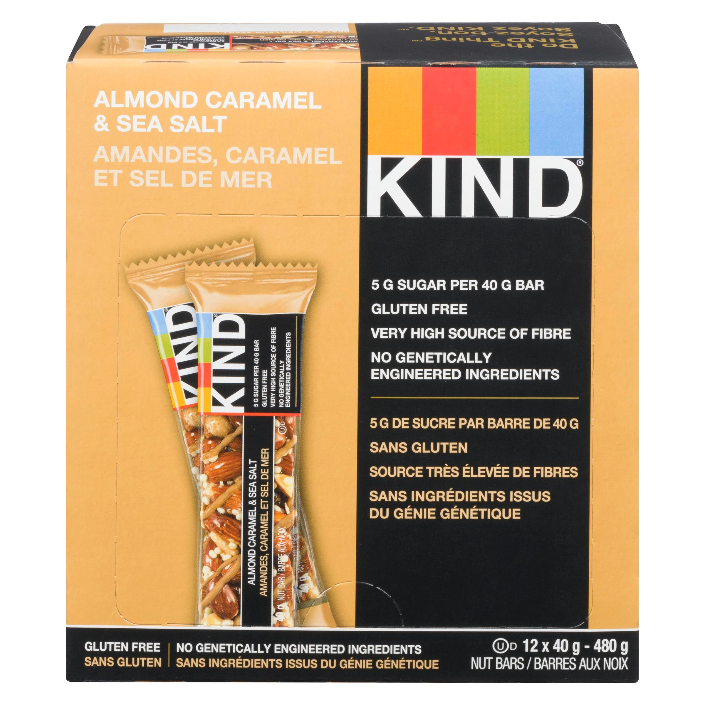 Kind Bar - Almond Caramel & Sea Salt 12x40 GR