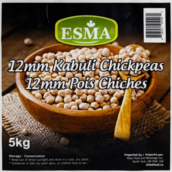 Esma - 12MM Kabuli Chickpeas 5KG