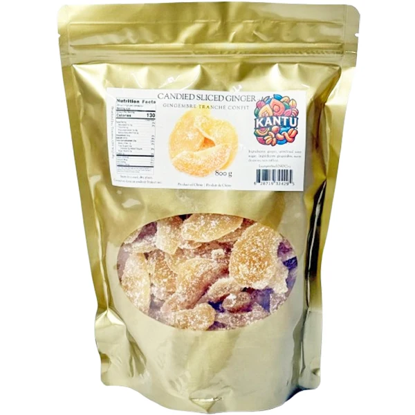Kantu - Crystallized Sliced Ginger 800GR