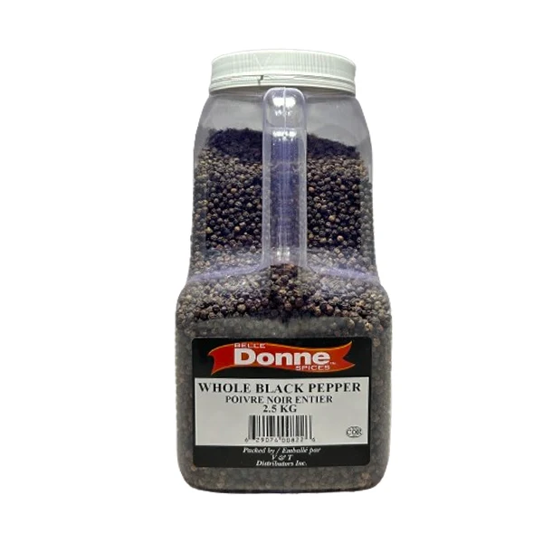 Belle Donne - Black Pepper Whole 2.3 KG