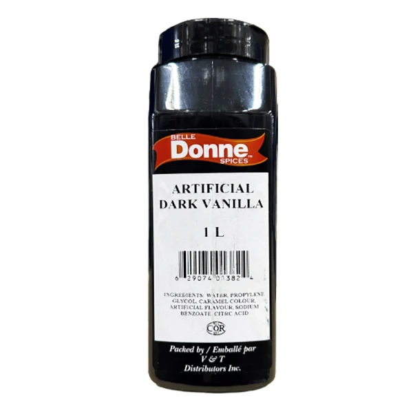 Belle Donne - Artificial Vanilla Dark Extract 1LT
