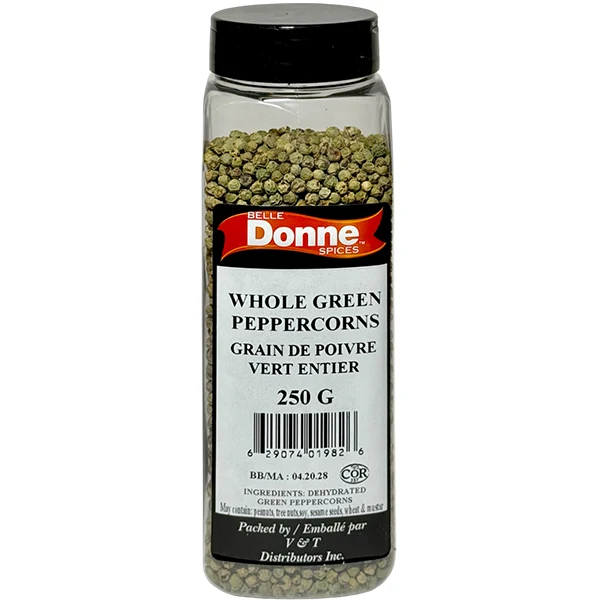 Belle Donne - Whole Green Pepper 250G
