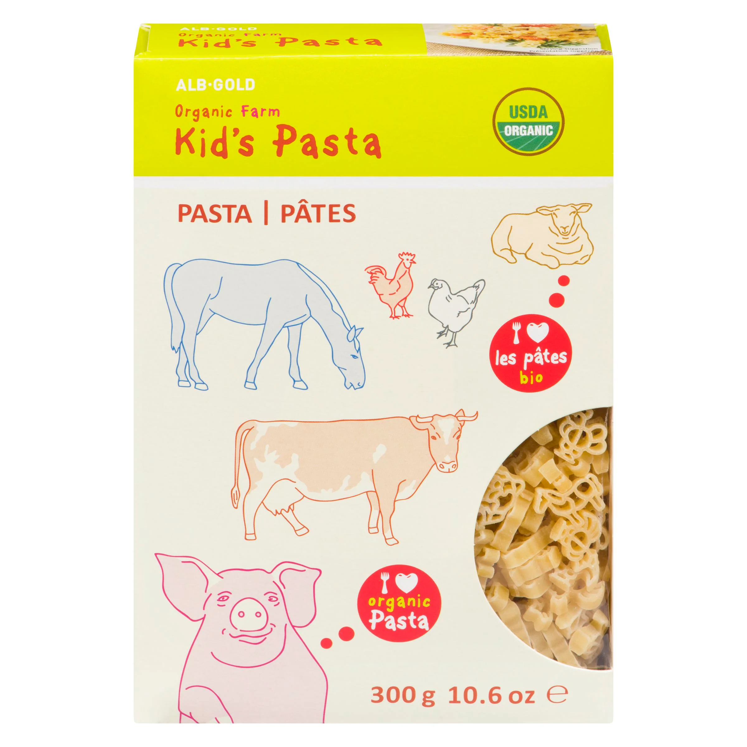 Alb Gold - Organic Farm Kid'S Pasta 300G