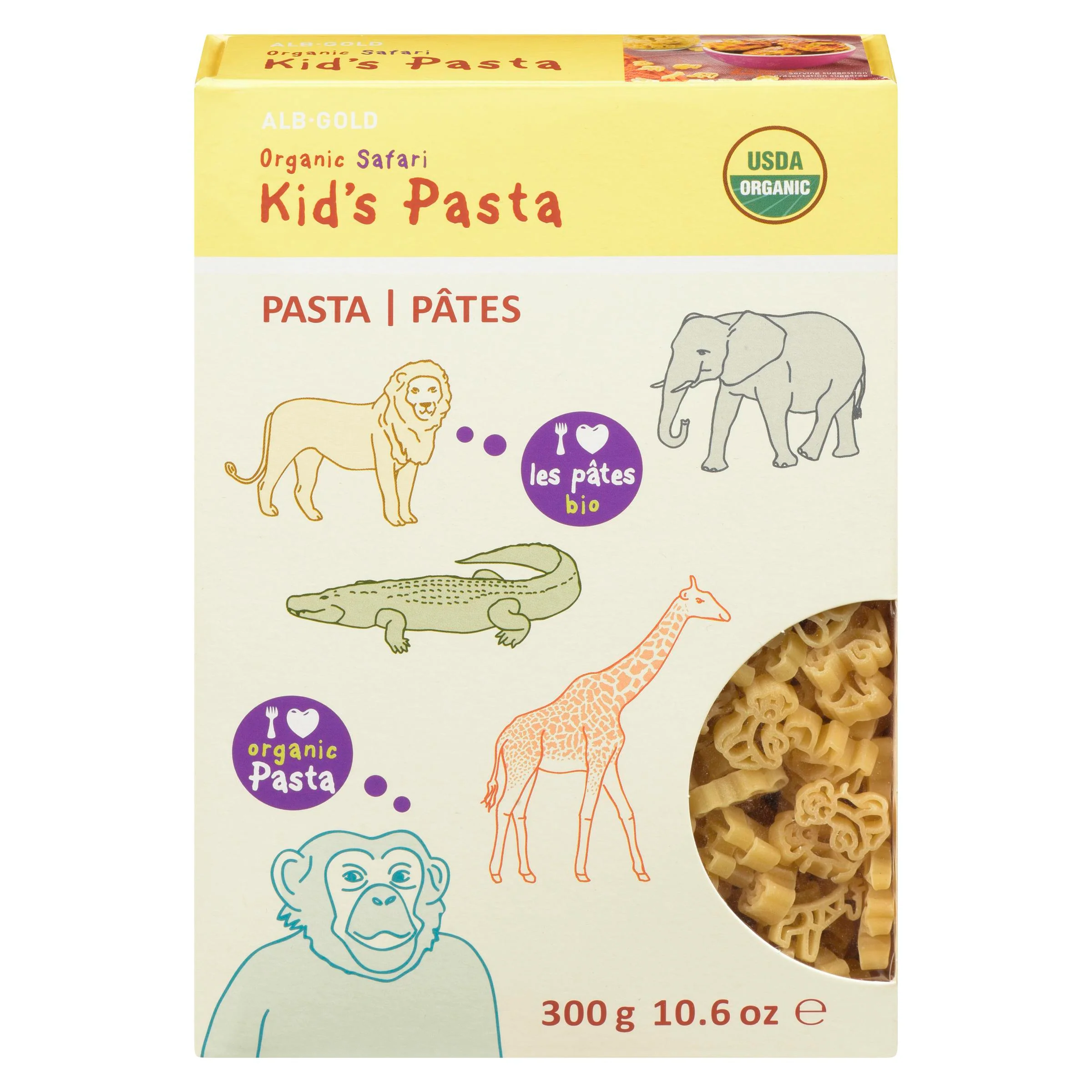 Alb Gold - Organic Safari Kid'S Pasta 300G