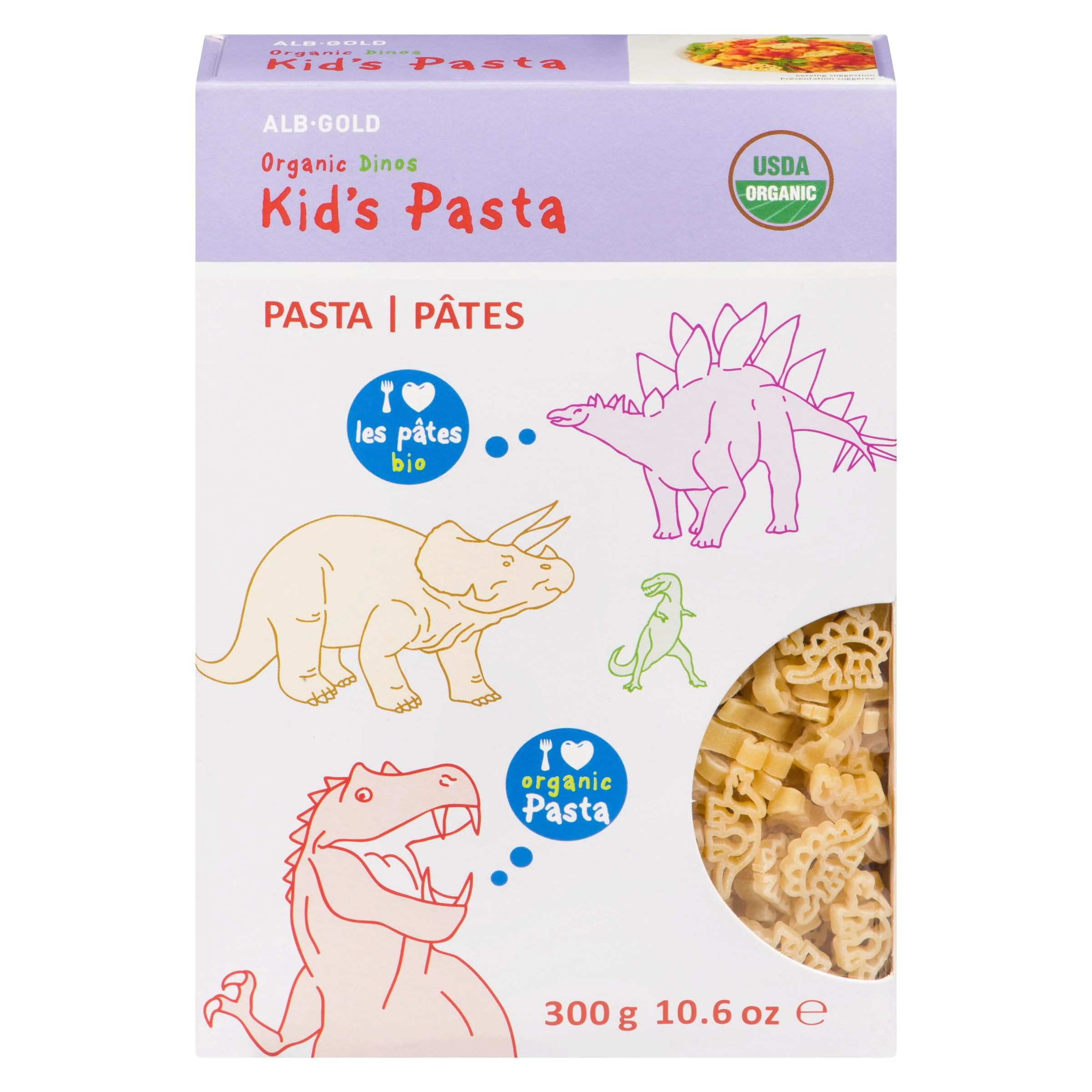 Alb Gold - Organic Dinos Kid'S Pasta 300G