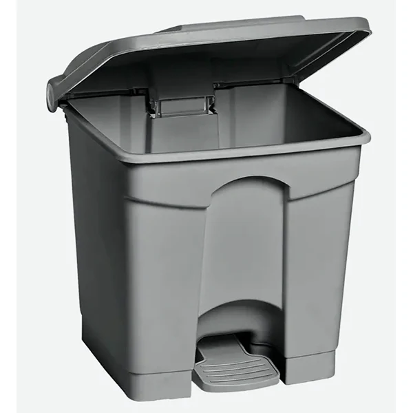 M2 Professional - 30L/8 GAL Step ON Garbage Can Grey EA