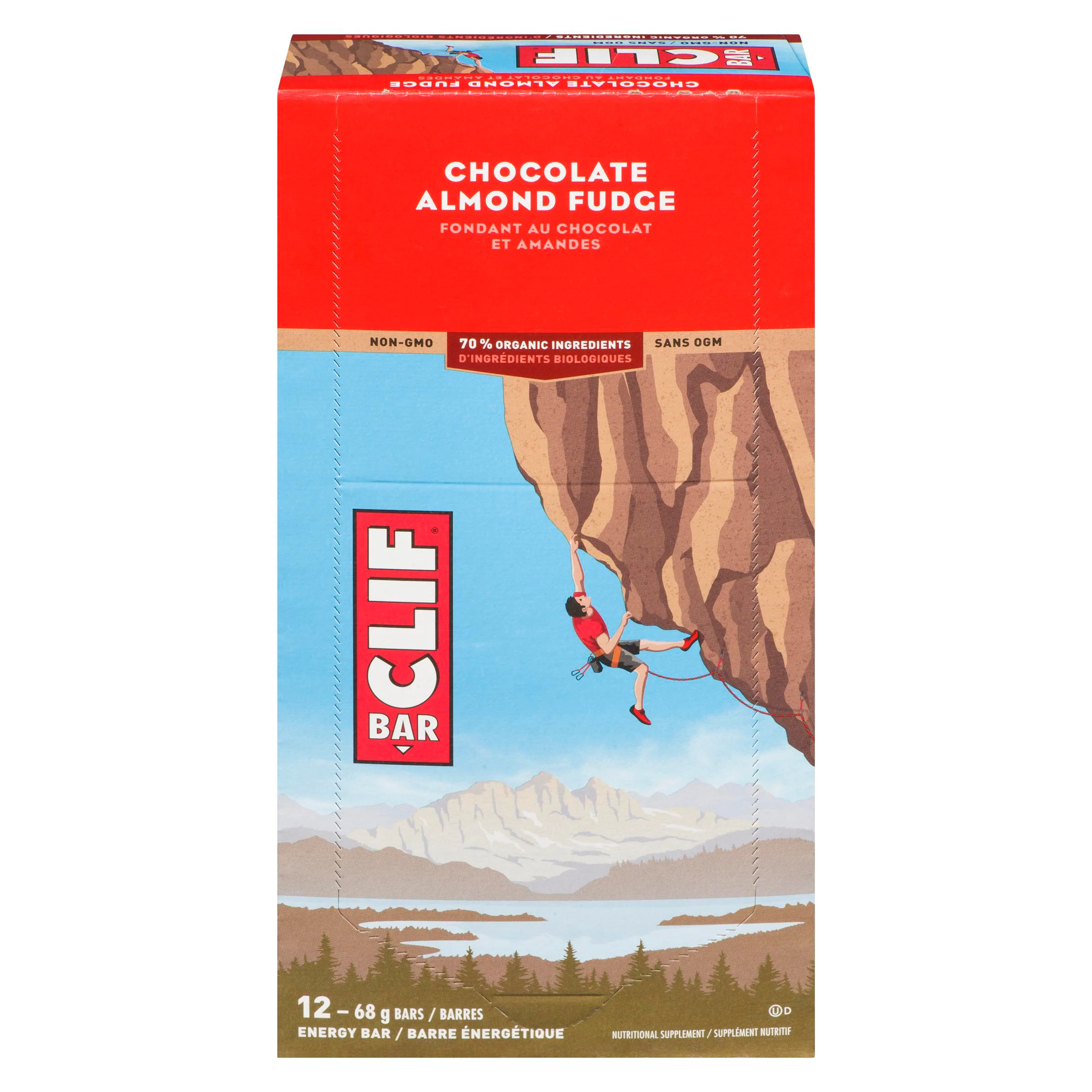 Clif Bar - Almond Fudge 12x68 GR
