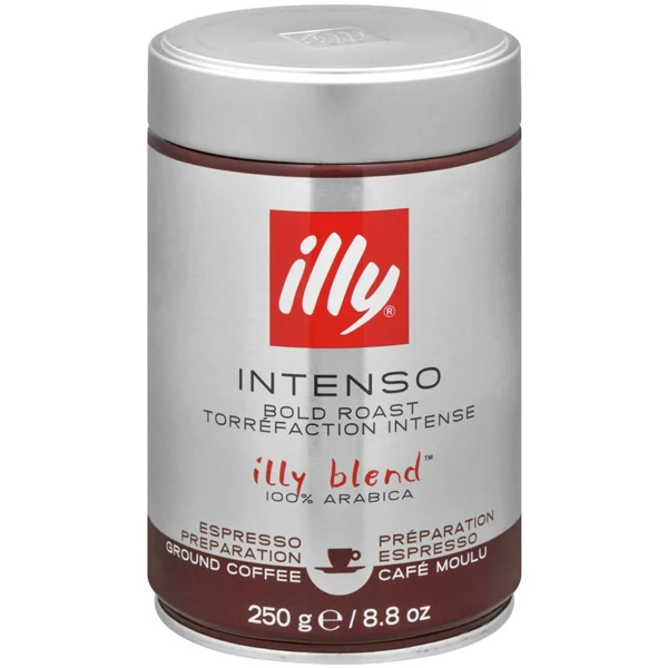 Illy - Espresso Intenso Ground Coffee 250GR