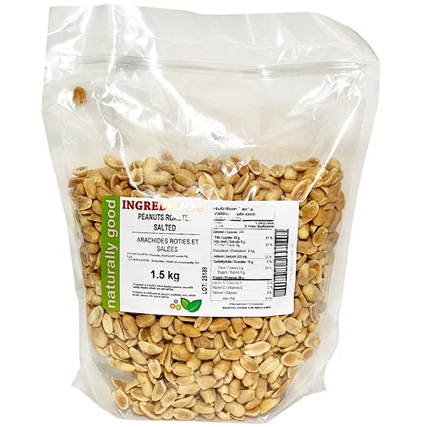 Naturally Good - Peanuts Roasted Salted 1.5KG
