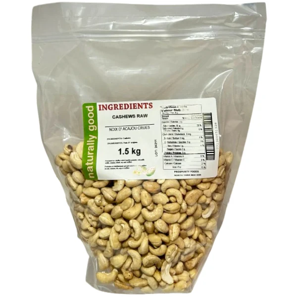 Naturally Good - Cashews Raw 1.5KG