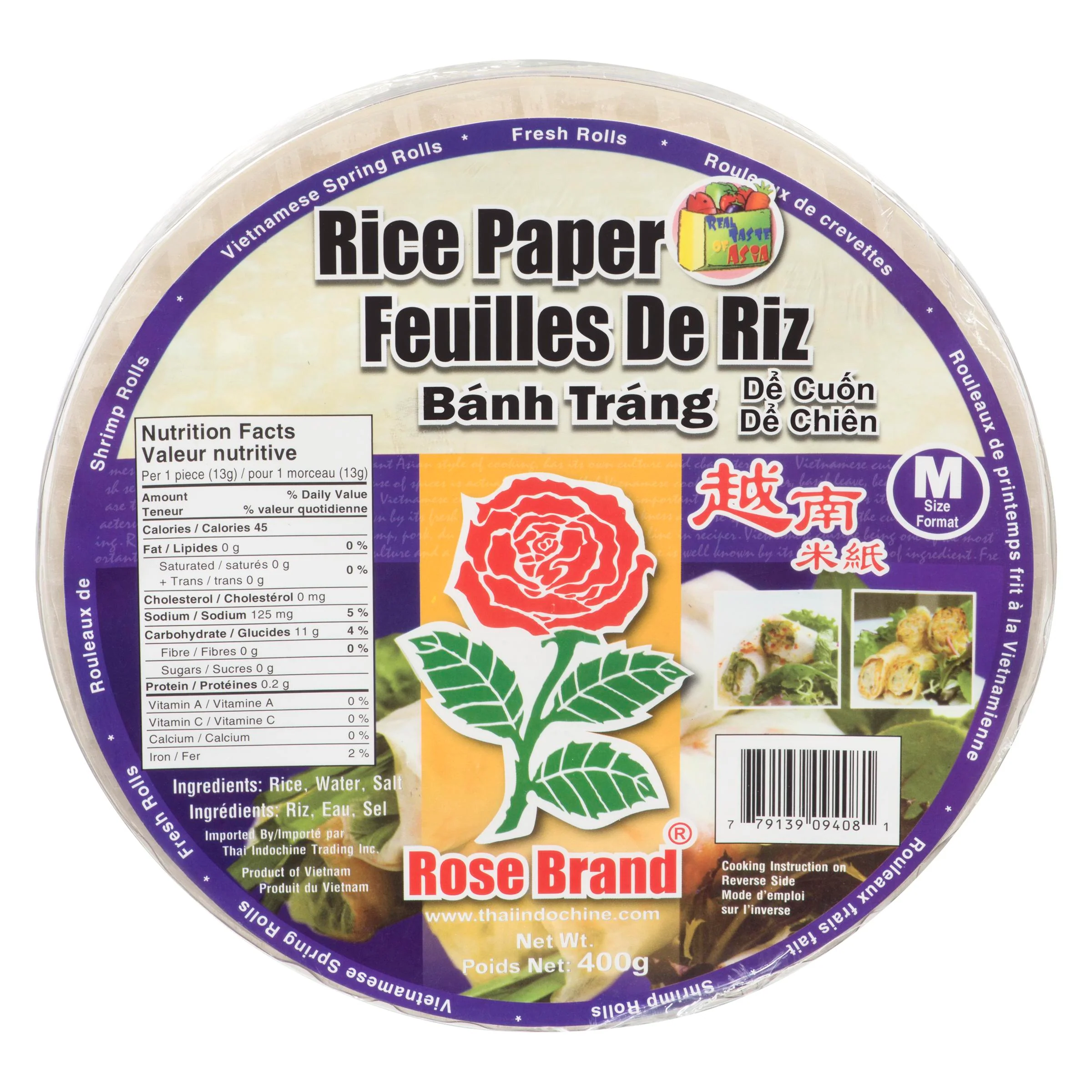 Rose - Rice Paper 22CM #09408-1 400GR