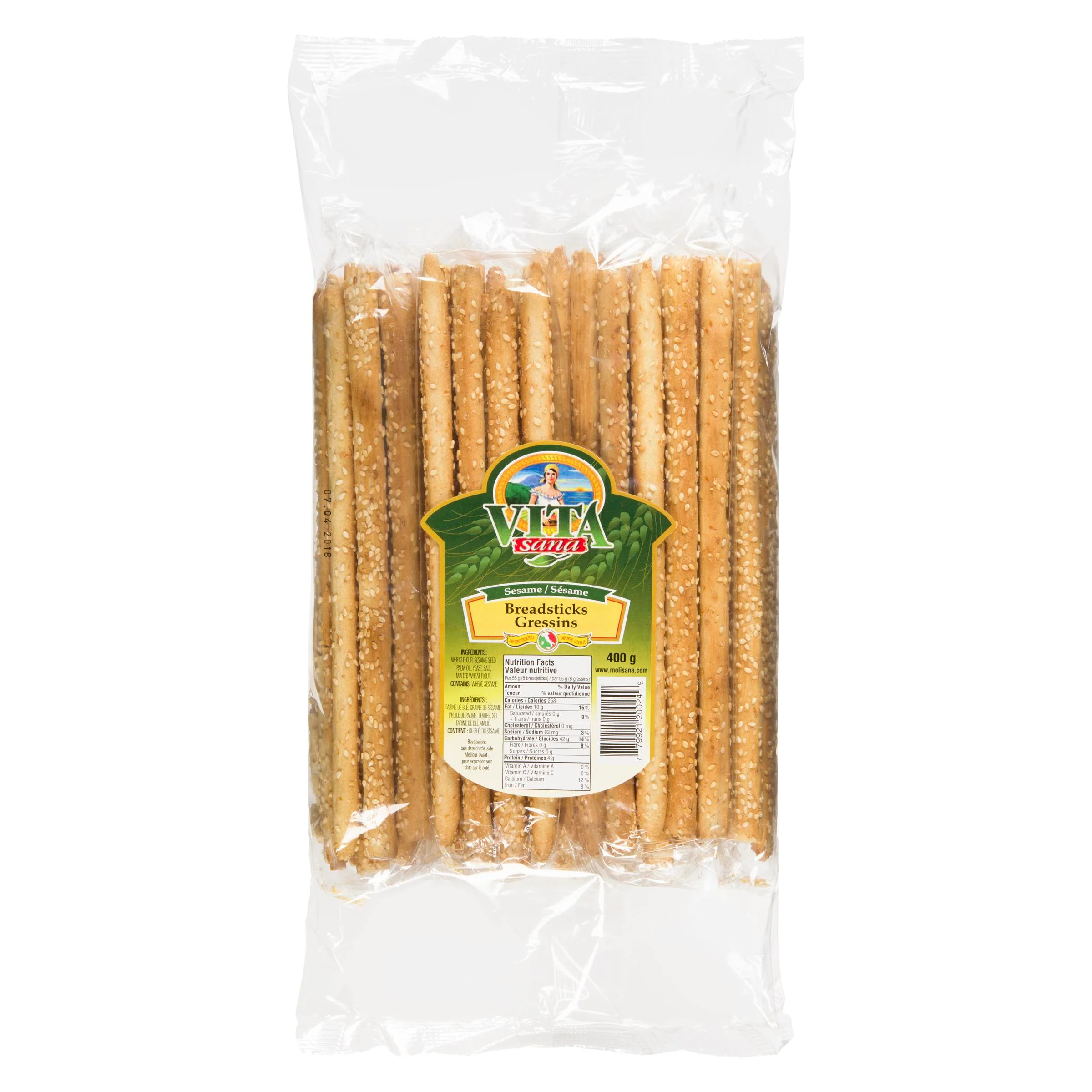 Vita Sana - Sesame Breadsticks 400GR